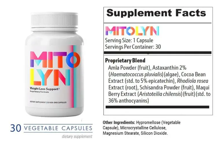Mitolyn Supplement Facts Level